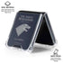 Game of Thrones: House Stark The North Remembers Galaxy Z Flip6 Clear Case
